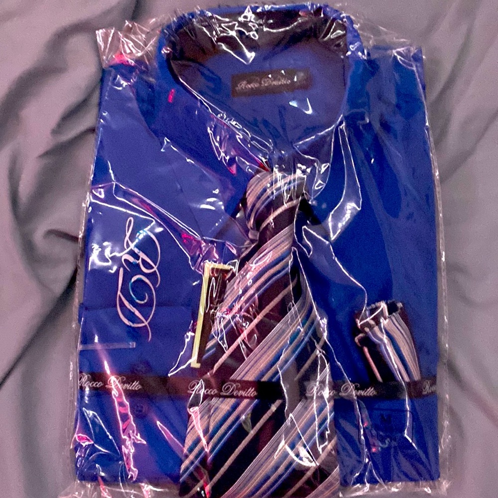 Dress shirt+tie combo!